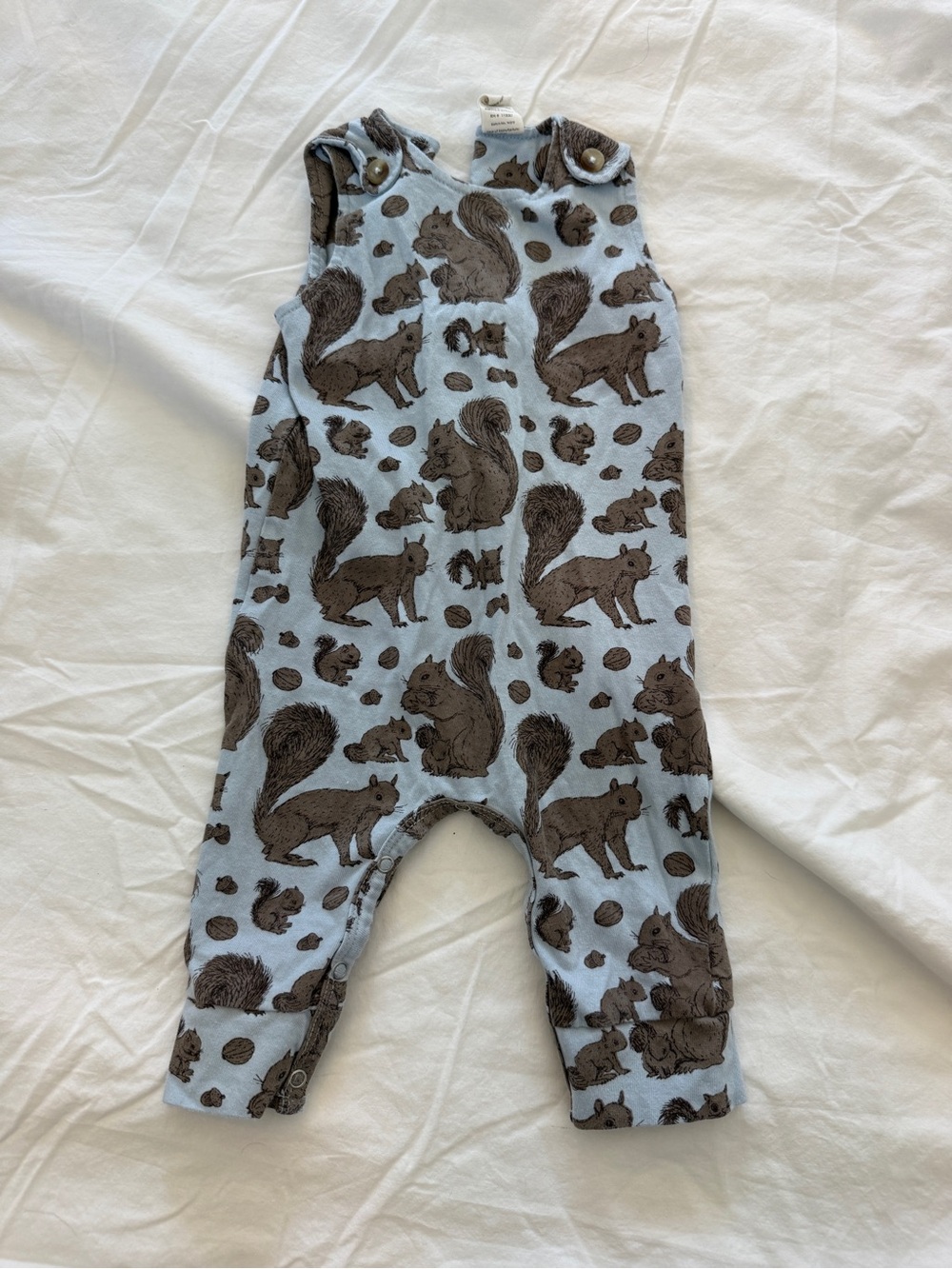 Kate Quinn squirrel fall overall romper